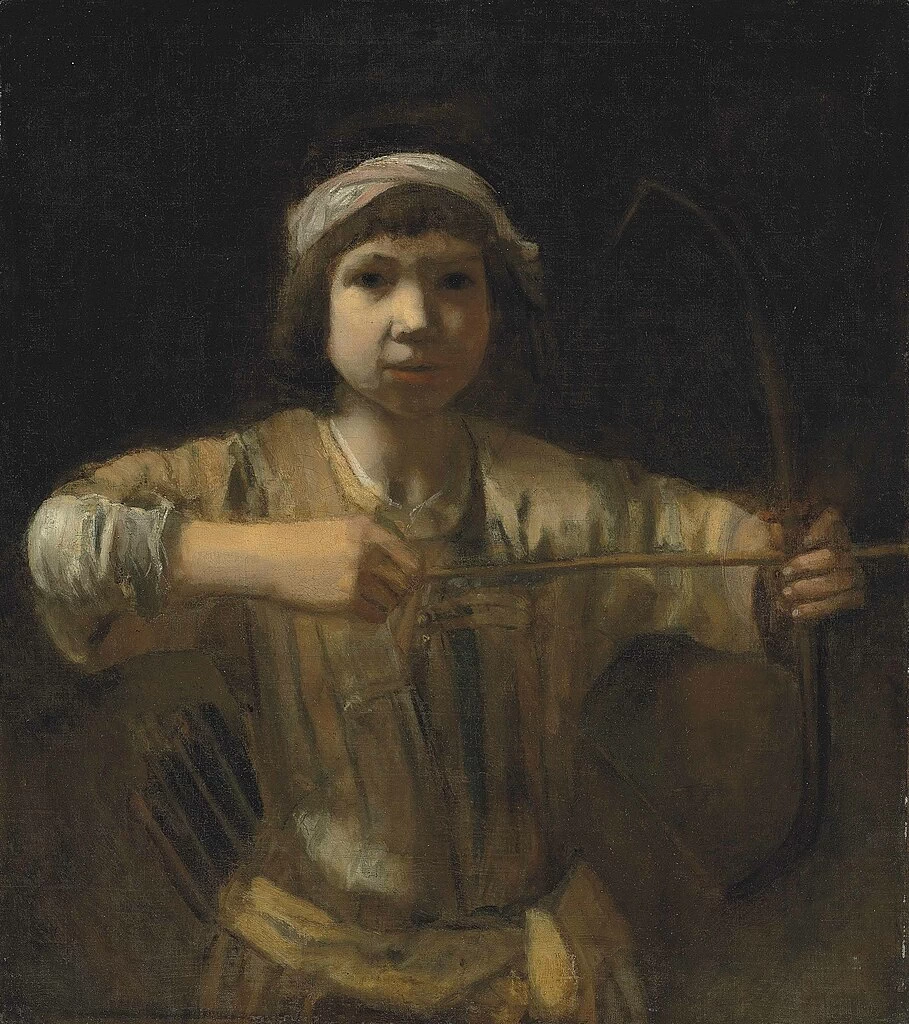 Ismaele con arco e frecce